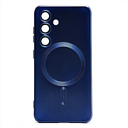 Чехол-накладка - SM020 Matte SafeMag для "Samsung Galaxy S24" (dark blue) (228116)