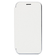 Чехол-книжка Brera Like Me для "Apple iPhone X/iPhone XS" (white/silver) откр.вбок