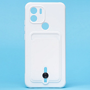 Чехол-накладка - SC304 с картхолдером для "Xiaomi Redmi A2+" (white)