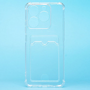 Чехол-накладка - SC276 с картхолдером для "Realme C63 4G" (transparent) (236931)