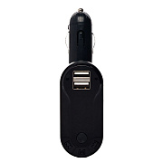 Автомобильный FM-трансмиттер - FM-I9  2USB, mini jack 3,5 мм (black)