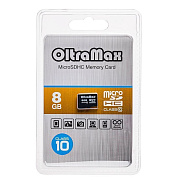 Карта флэш-памяти MicroSD  8 Гб OltraMax без SD адаптера (class 10)