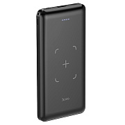 Внешний аккумулятор беспроводной Hoco J50 10000mAh Micro/Type-C/USB (black)