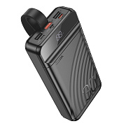 Внешний аккумулятор Hoco J123B 22.5W + PD20W 30000mAh Micro/Type-C/Lightning/USB*3/Type-C (black)
