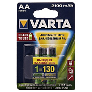 Аккумулятор AA Varta R6 Ni-MH (2100 mAh) (2-BL) (2/20/200) Pre-Ch ..