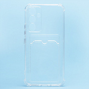 Чехол-накладка - SC276 с картхолдером для "Samsung SM-A546 Galaxy A54" (transparent)