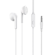 Проводные наушники с микрофоном вкладыши Borofone BM40 Sage Jack 3,5  (white)