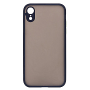 Чехол-накладка - PC041 для "Apple iPhone XR" (dark blue/black)