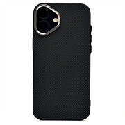 Чехол-накладка Luxo Creative PC  для "Apple iPhone 16 Plus" (123) (black)