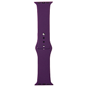 Ремешок - ApW Sport Band Apple Watch 38/40/41 mm силикон на кнопке (L) (purple)