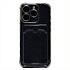 Чехол-накладка - SC300 с картхолдером для "Apple iPhone 16 Pro" (black) (236533)
