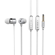 Проводные наушники с микрофоном внутриканальные Celebrat G2 Jack 3,5  (white)