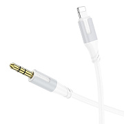 Кабель Lightning - 3.5mm Borofone BL19 Creator  100см   (white)