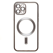 Чехол-накладка - SM027 SafeMag для "Apple iPhone 12 Pro" (silver) (232384)