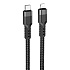Кабель Type-C - Apple lightning Hoco U110 PD 20W 120см 3A  (black)