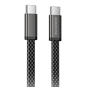 Кабель Type-C - Type-C Borofone BX124 Peace 60W 100см 3A  (black)
