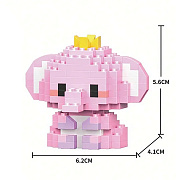 Конструктор - Слон (pink)