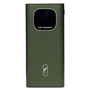 Внешний аккумулятор SKYDOLPHIN SP30 10000mAh Micro/Type-C/USB*2 (green)