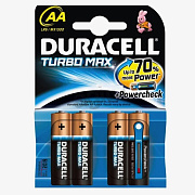 Батарейка AA Duracell LR6 Turbo Max (4-BL) (80/240)