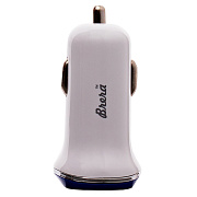Адаптер Автомобильный Brera CAU2-3A 2USB/5V/3A (white/blue)