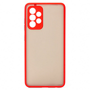 Чехол-накладка - PC041 для "Samsung SM-A725 Galaxy A72" (red/black)