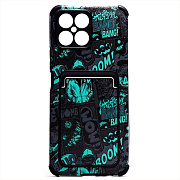 Чехол-накладка - SC284 с картхолдером для "Huawei Honor X8" (001) (multicolor)