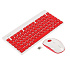 Беспроводной набор Smart Buy SBC-220349AG-RW мембранная клавиатура+мышь (red/white)