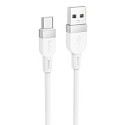 Кабель USB - Type-C Hoco X109 18W 100см 3A  (white)