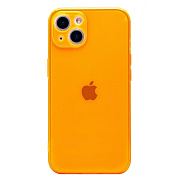 Чехол-накладка - SC344 для "Apple iPhone 13" (transparent/orange) (232042)