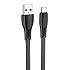 Кабель USB - Type-C Borofone BX85 18W 100см 3A  (black)