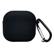 Чехол - Soft touch для кейса "AirPods (4-го поколения)" (повр. уп) (black)