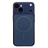 Чехол-накладка - SM091 AG-Glass SafeMag для "Apple iPhone 15" (dark blue)