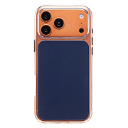 Чехол-накладка SM046 SafeMag для "Apple iPhone 17 Pro Max" (dark blue/transparent)