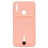 Чехол-накладка - SC304 с картхолдером для "Huawei Honor 10 Lite/P Smart 2019" (light pink) (208686)