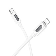 Кабель USB - Apple lightning Borofone BX114 12W 100см 2,4A  (white)