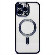 Чехол-накладка - SM027 SafeMag для "Apple iPhone 16 Pro Max" (blue titanium)