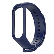 Ремешок - WB13 Xiaomi Mi Band 5/Mi Band 6 силикон на кнопке (регулируемый) (blue)
