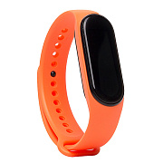 Ремешок - WB13 Xiaomi Mi Band 7 силикон на кнопке (регулируемый) (orange)