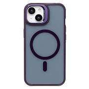 Чехол-накладка - SM026 SafeMag для "Apple iPhone 13/iPhone 14" (dark violet)