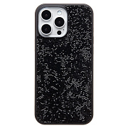 Чехол-накладка - PC071 POSH SHINE для "Apple iPhone 16 Pro Max" россыпь кристаллов (black) (236537)