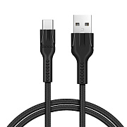 Кабель USB - Type-C Hoco U31 12W 120см 2,4A  (black)