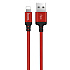 Кабель USB - Apple lightning Hoco X14 Times Speed 10W 200см 2A  (red/black)