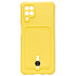 Чехол-накладка - SC304 с картхолдером для "Samsung SM-A125 Galaxy A12" (yellow) (208713)