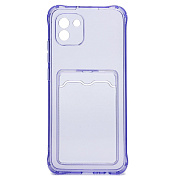 Чехол-накладка - SC276 с картхолдером для "Samsung SM-A035 Galaxy A03" (violet)