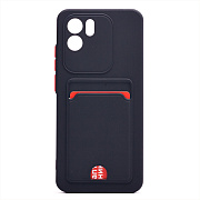 Чехол-накладка - SC315 с картхолдером для "Xiaomi Redmi A1" (dark blue) (214503)