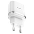 Адаптер Сетевой Hoco C12Q QC3.0 USB 3A/18W (white)