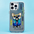 Чехол-накладка - PC092 для "Apple iPhone 15 Pro Max" (собака) (transparent)