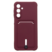 Чехол-накладка - SC304 с картхолдером для "Samsung Galaxy A16 5G" (bordo) (237554)