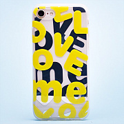 Чехол-накладка - SC212 для "Apple iPhone 7/iPhone 8/iPhone SE 2020" (003) (yellow)