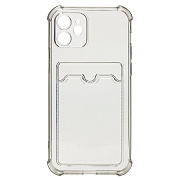 Чехол-накладка - SC276 с картхолдером для "Apple iPhone 12" (black)